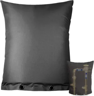 Backflow Preventer Cover Insulated Pouch,Outdoor Pipe Insulation Cover,Winter Well Head Cover Water Well Pump Covers Sprinkler Valve Cover Insulated (Black 16''W x 20''H)
