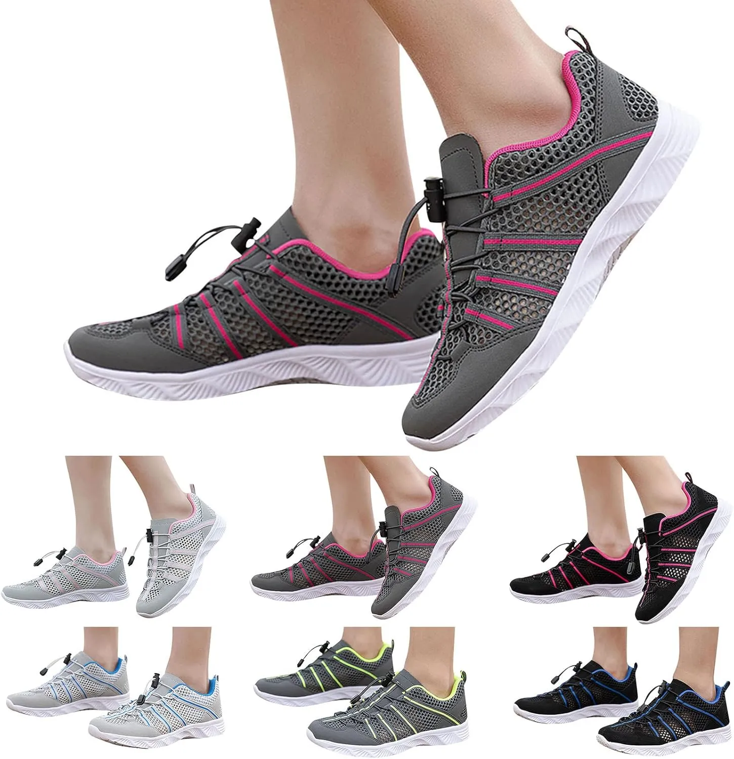 Barefoot Quick Dry Aqua Water Shoes for Swim Beach Pool Surf Hiking Kayaking Diving Yoga Outdoor Sports Men Women Lightweight