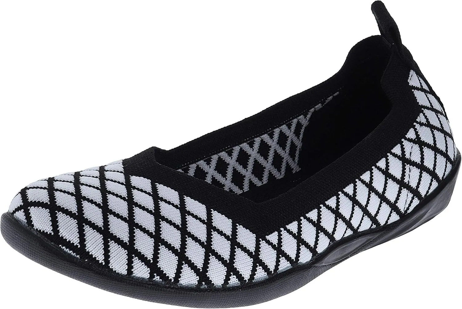 Bernie Mev Women's Catwalk X Flat Black/White 40