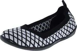 Bernie Mev Women's Catwalk X Flat Black/White 40