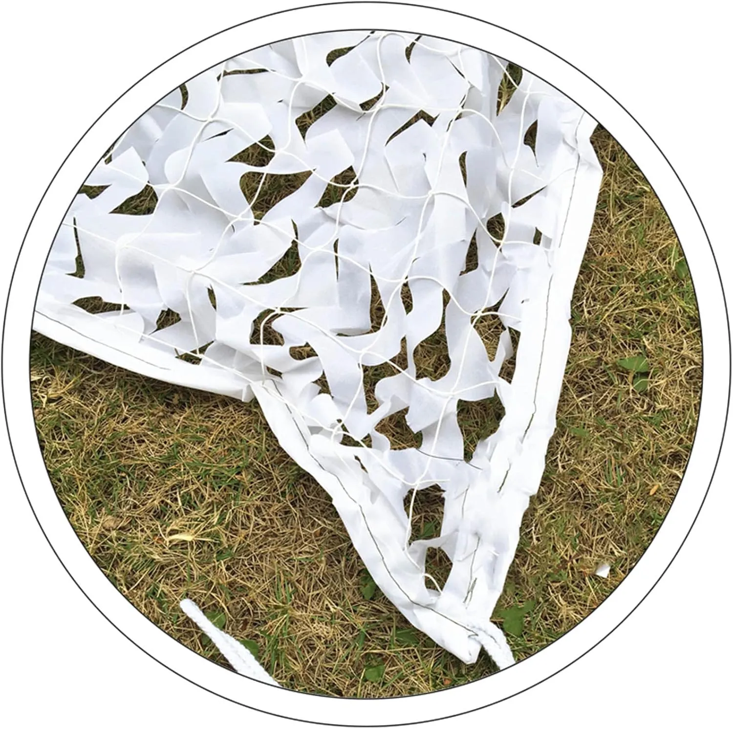 Camo Netting,Camping Camouflage Nets,White Awning,Bulk Net Roll,Sunscreen Net,Reinforced Oxford Cloth,Camouflage Cover for Car,Outdoor Portable Light-Durable Anti-uv,White-2.5x3m/8.2x9.8ft