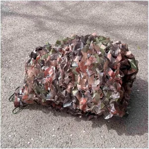 Camouflage Net 2x2/2x3/3x4/3x5/4x6m, Sunscreen Shade Net, Military Hunting Camouflage Netting, Reinforced Camo Netting,cp-2x4m/6.6 * 13ft