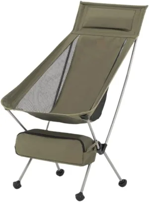 Camping Chair Ultralight Backpack Camping Chair Travel Hiking Foldable Portable Outdoor Beach Backpack Seat, Breathable Double-Sided Mesh Folding Chair (Color : Grün, Si