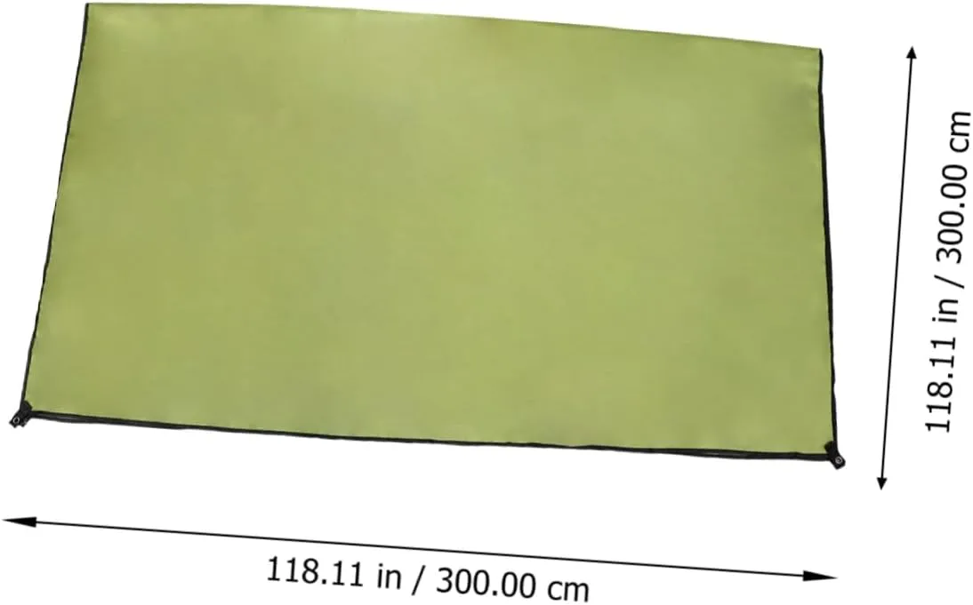 Camping Tent Waterproof Ground Mat Oxford Cloth 300x300cm Portable Outdoor Blanket Beach Pad Ring for