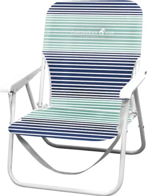 CARIBBEAN JOE Folding Beach Chair, 1 Position Lightweight and Portable Foldable Outdoor Camping Chair with Carry Strap