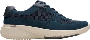 Clarks Men's Lehman Race Trainers, Navy Mix, 8 Men