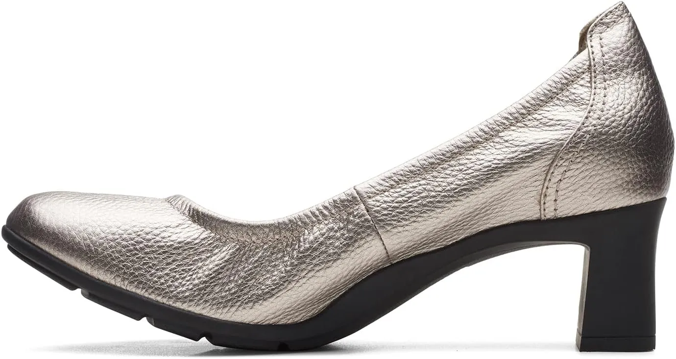 Clarks Womens 26167909-pewter Met Sandal