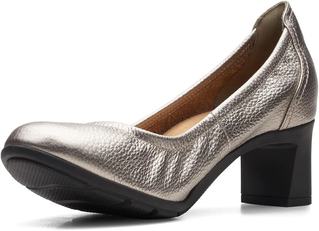 Clarks Womens 26167909-pewter Met Sandal