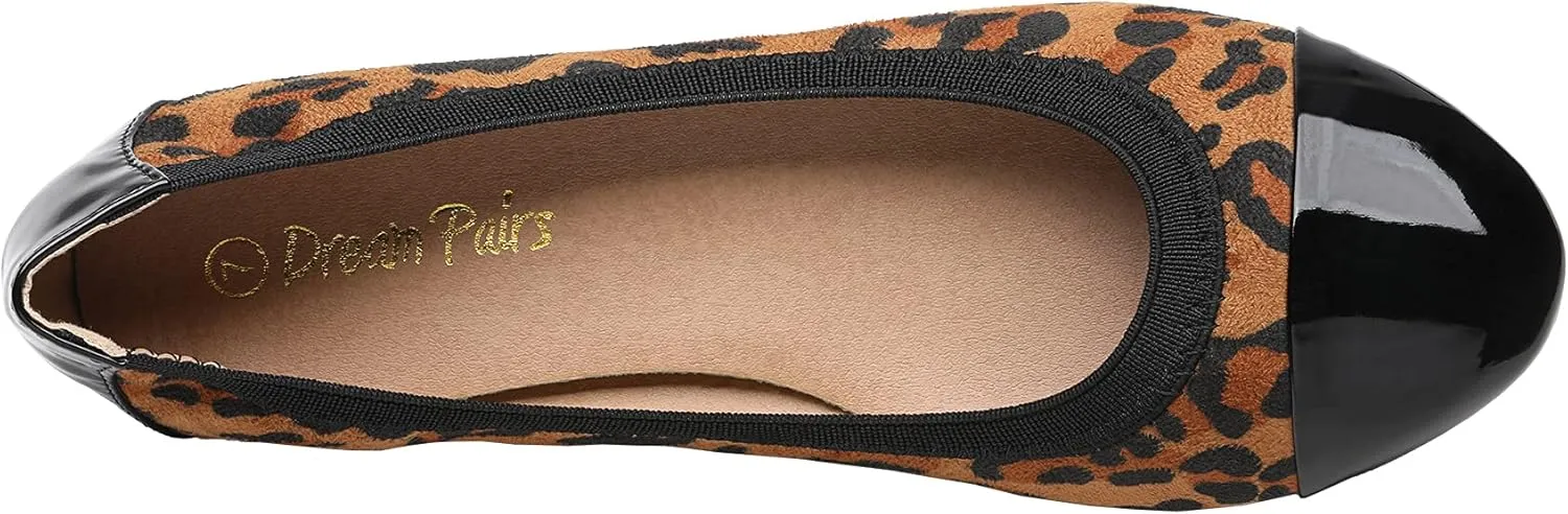 DREAM PAIRS Women's Sole-Flex Ballerina Walking Flats Shoes