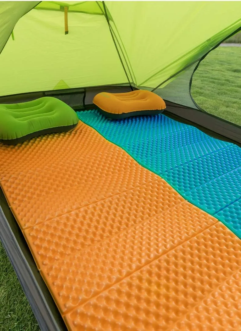 Egg Nest Moisture Picnic Mat,Egg Trough Moisture Proof Mat Egg Nest Folding Aluminum Film Sleeping Pad Thickened Ultralight Camping Cushion