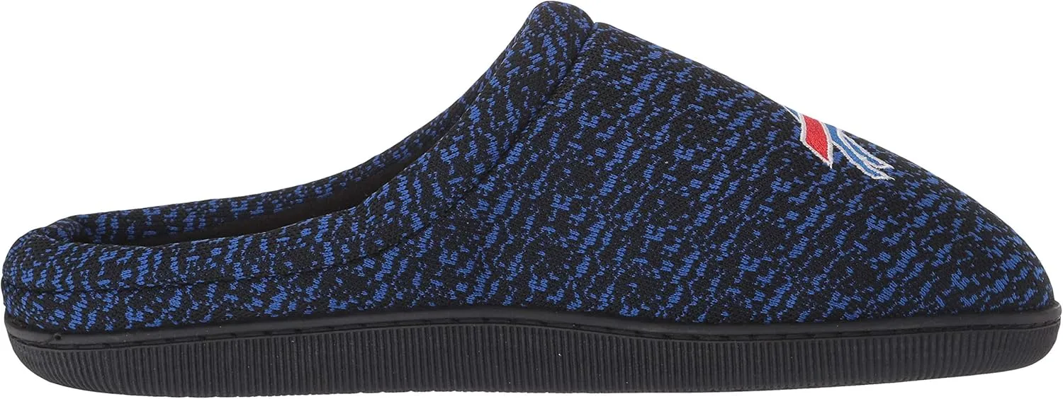 FOCO NFL mens Poly Knit Cup Sole Slipper