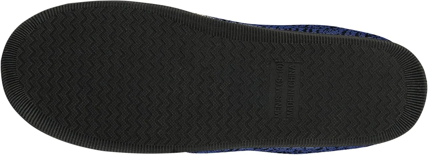 FOCO NFL mens Poly Knit Cup Sole Slipper