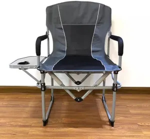 Folding Camping Chair, Picnic Chairs, Portable Lawn Chairs with Side Table Breathable Mesh Back Compact Style for Outdoor Sports (Color : C)