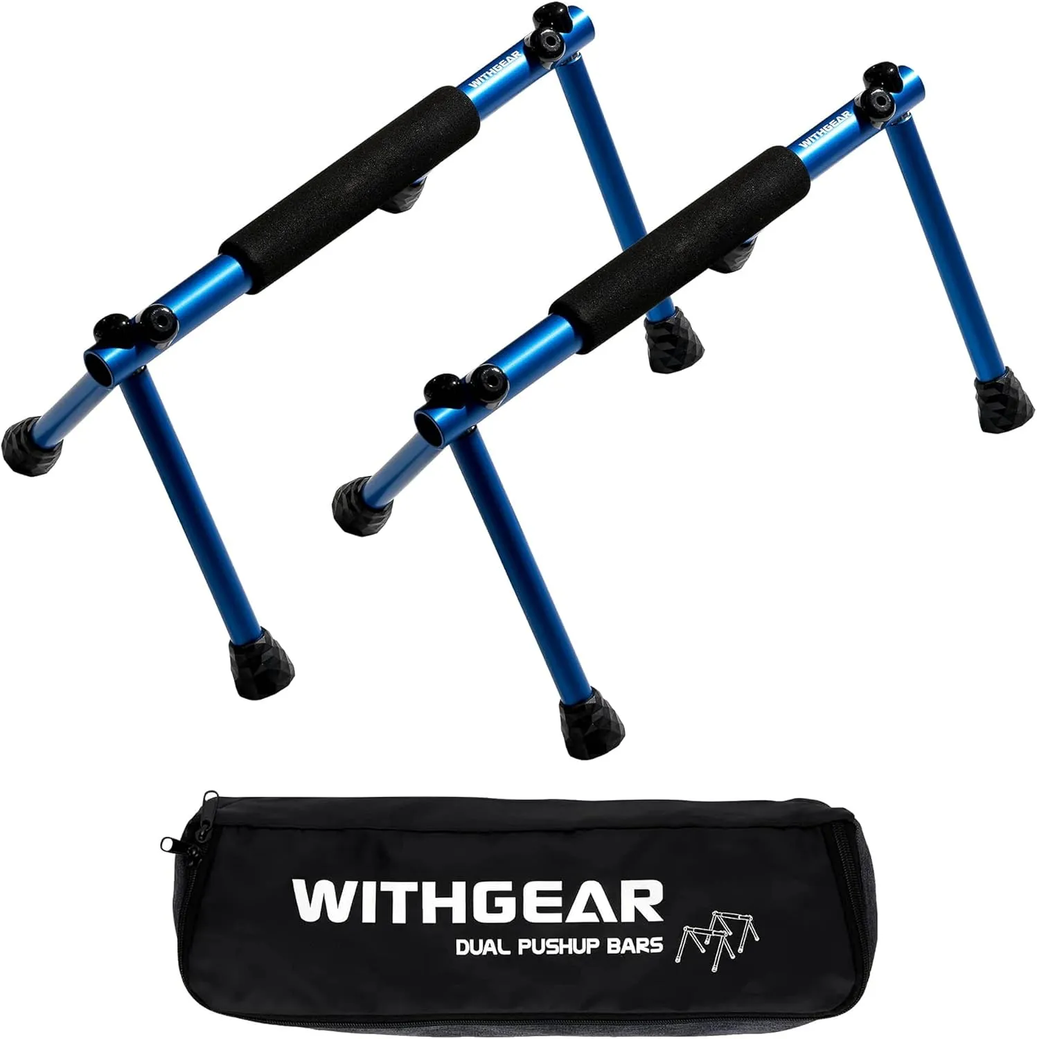 Folding Push Bar - Duralumin Metal Push Bars Heavy Duty Lightweight and Indoor and Outdoor Parallet Bar for Men and Women