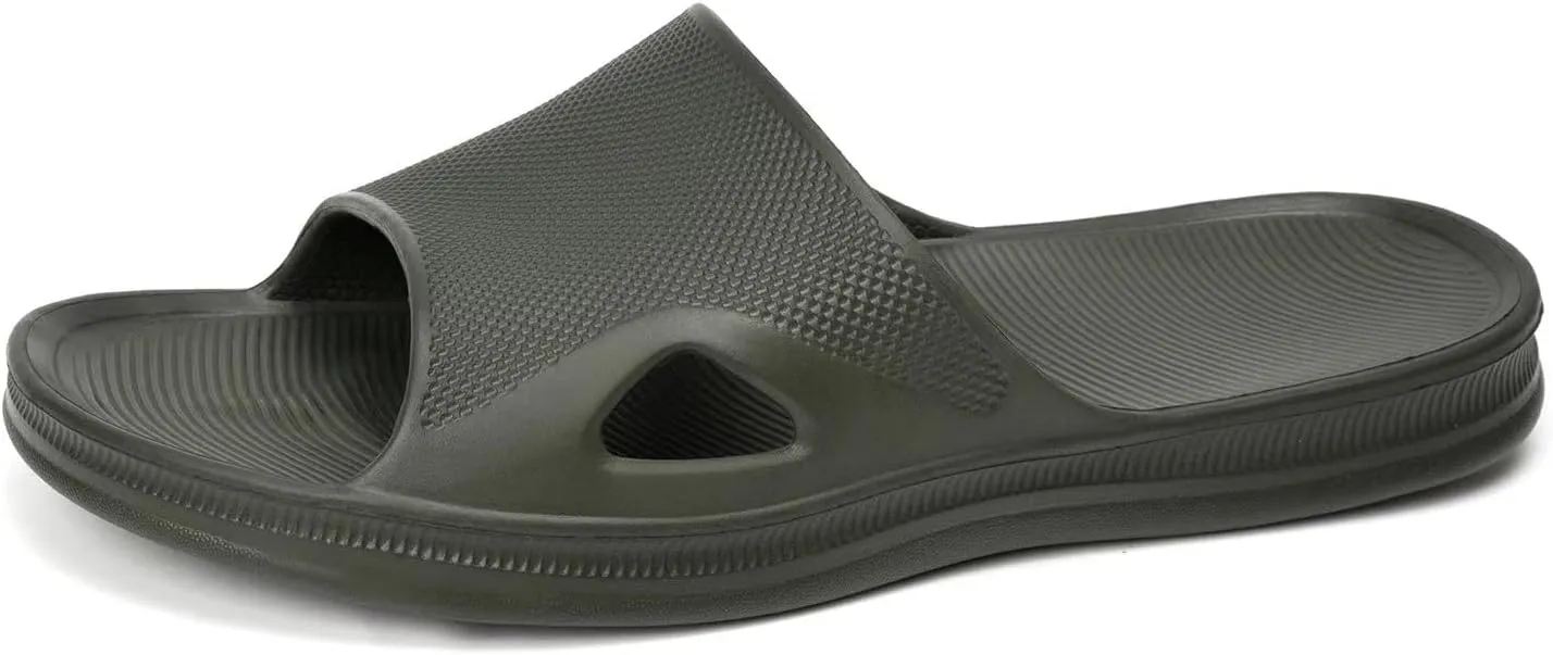 FUNKYMONKEY Mens Bathroom Shower Slippers Indoor Home Beach Non Slip Sandal