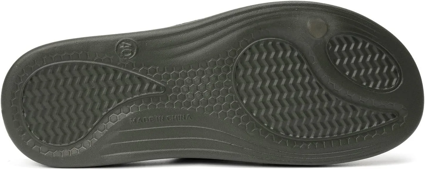 FUNKYMONKEY Mens Bathroom Shower Slippers Indoor Home Beach Non Slip Sandal