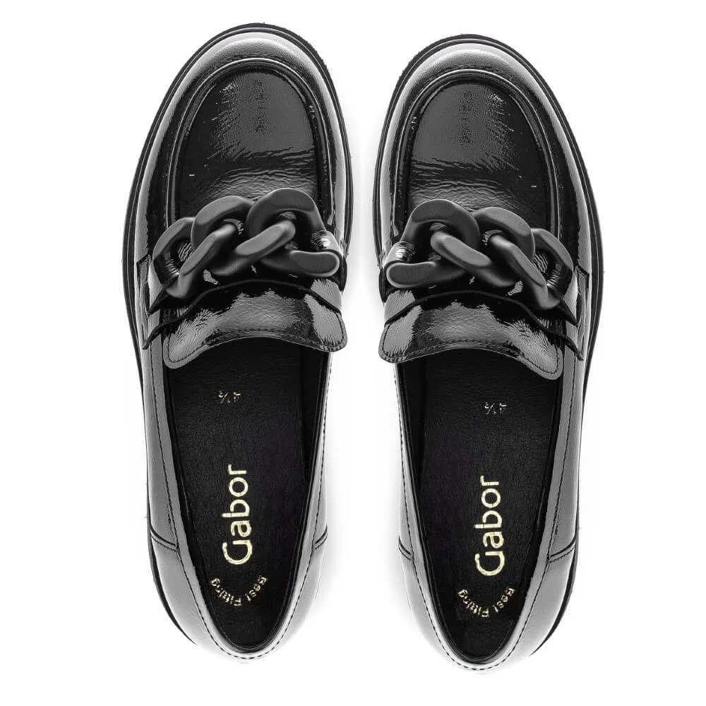 Gabor 55.230 Hayseed BLACK PATENT