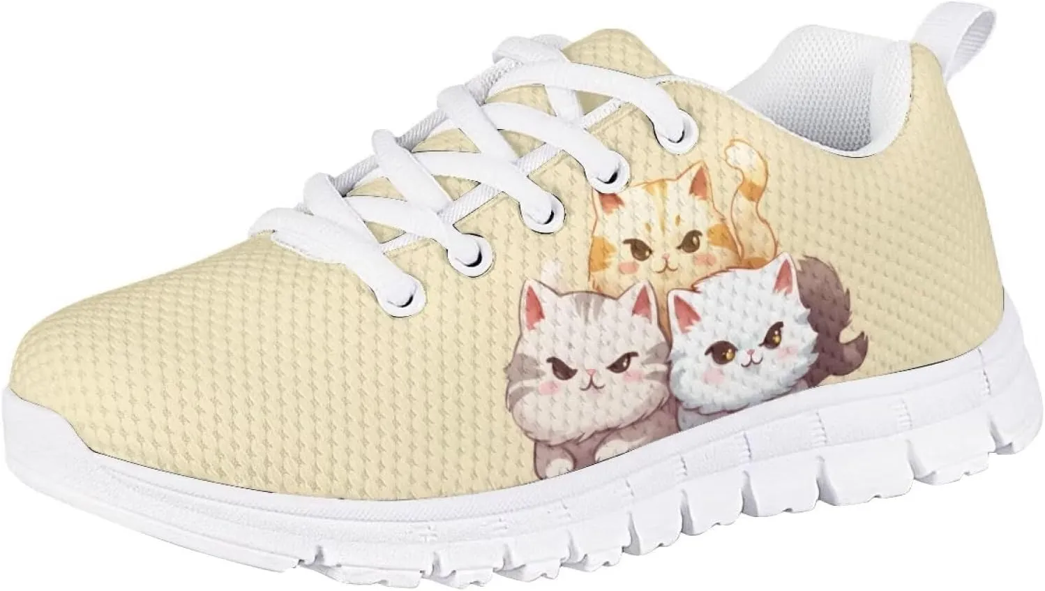 Girls Lightweight Sneakers Kids Cute Tennis Running Shoes Breathable Walking Shoes for Little Girls
