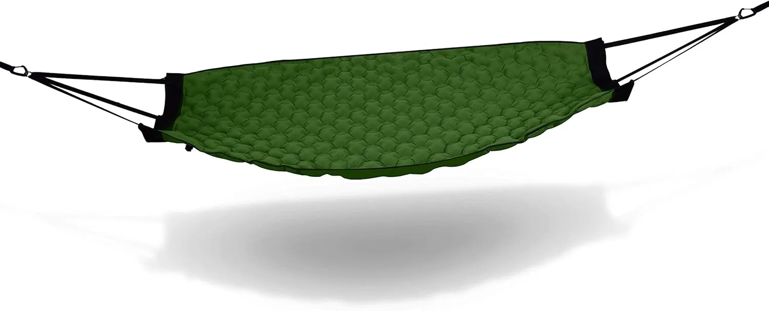 Hammaka Pammock Sleeping Pad That Converts Into an Inflatable Hammock - Great for Camping, Backpacking, Hiking - Airpad, Carry Bag, Repair Kit - Compact & Lightweight Air Mattress