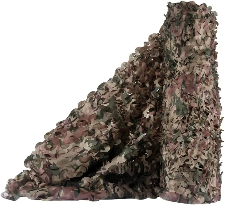 HCZION Military Camouflage Net 59" Large Military Surplus Netting Army Blinds Cover Fabric Cloth Sunshade Mesh Nets Military Theme Party Decorations (Size : 1.5x2m)
