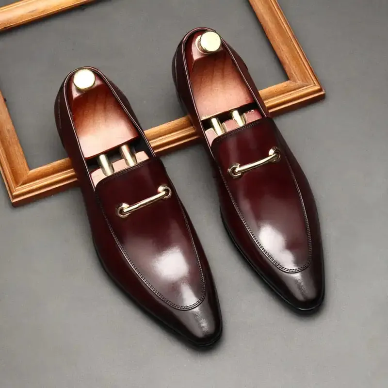 Heritage threads- Italian Leather Loafers