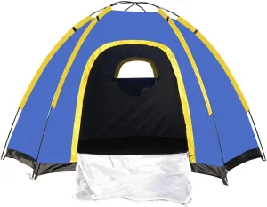 Hexagonal Tent Sunscreen Rainproof Multifunction Folding Automatic Outdoor Camping Leisure Family Tents 3-4 Person