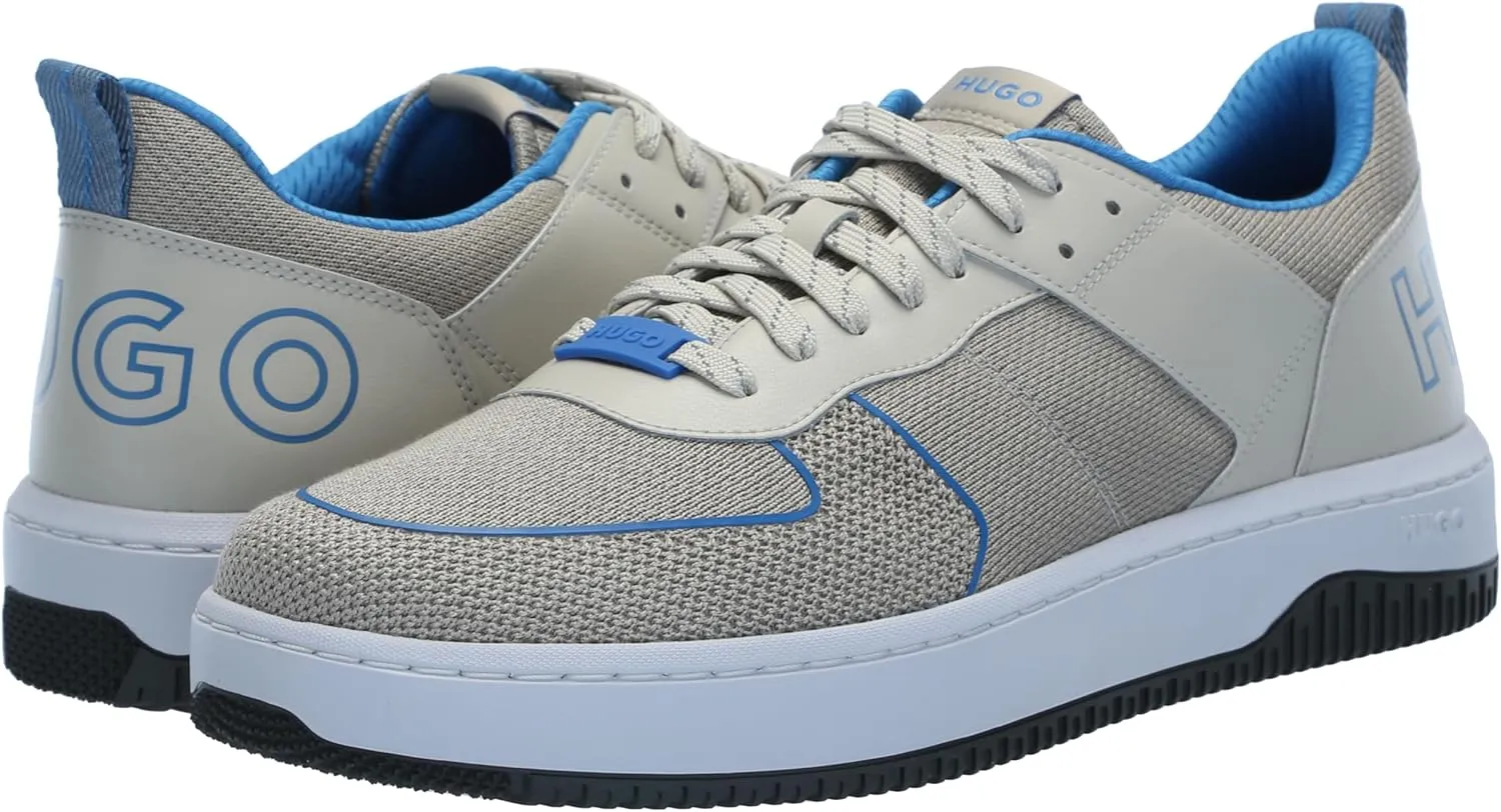 HUGO Men's Back Logo Lace Up Sneakers