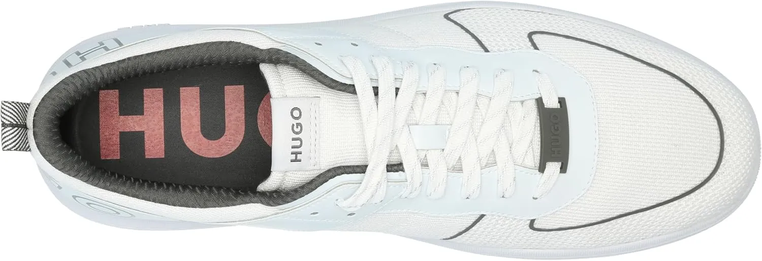 HUGO Men's Back Logo Lace Up Sneakers