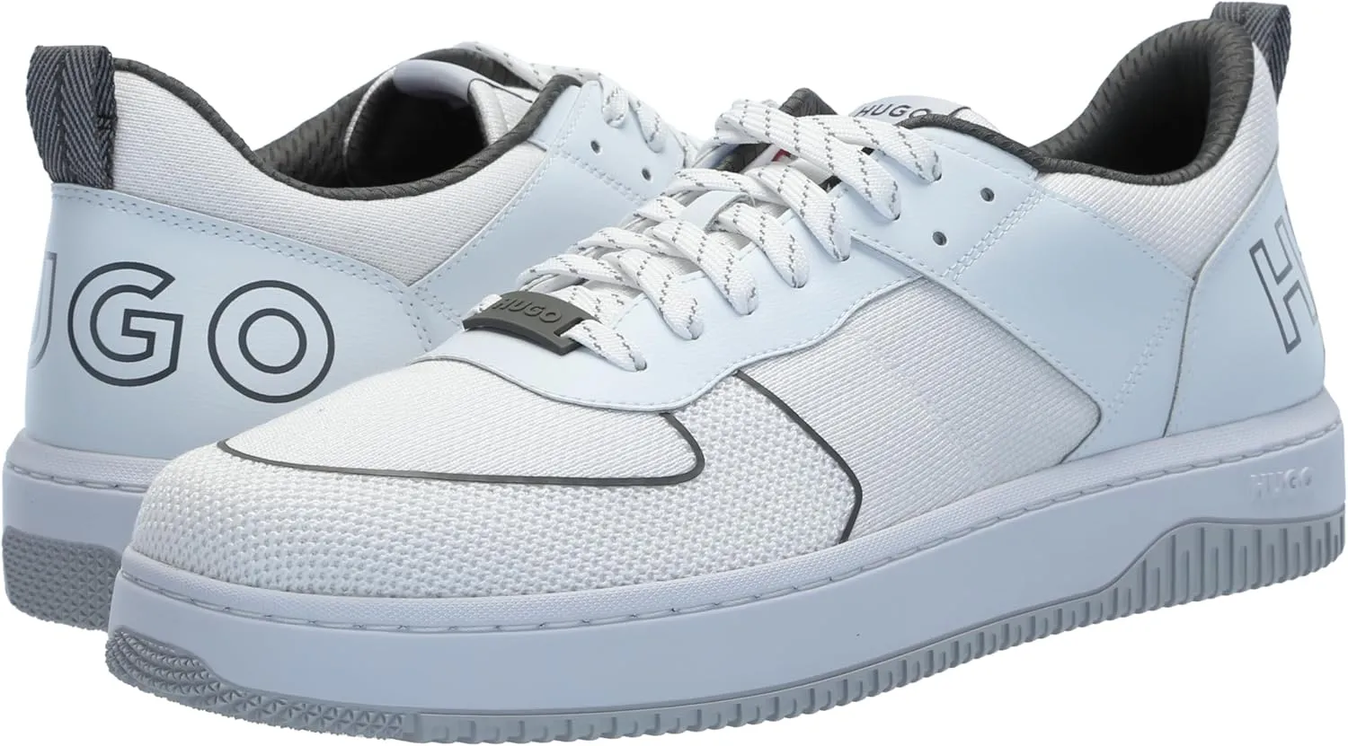 HUGO Men's Back Logo Lace Up Sneakers