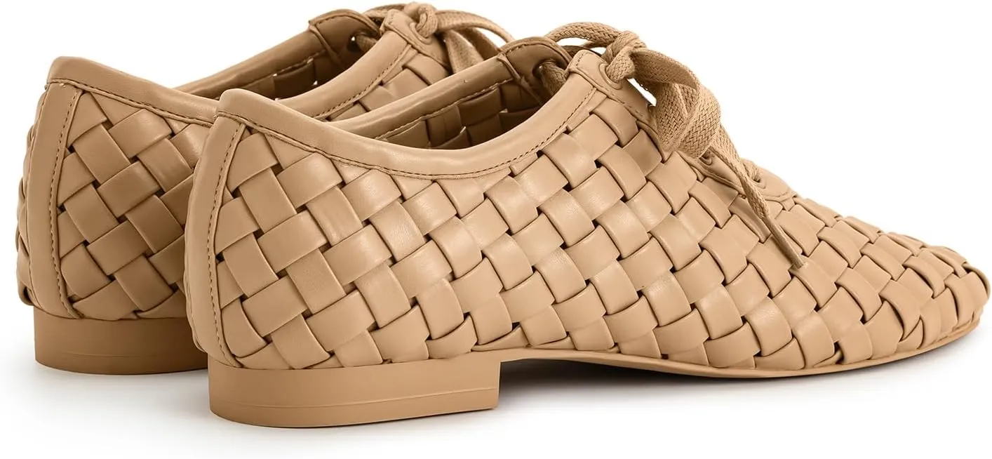 JW PEI Women's Kayla Weave Strap Flat Shoes
