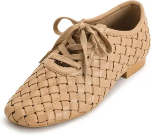 JW PEI Women's Kayla Weave Strap Flat Shoes