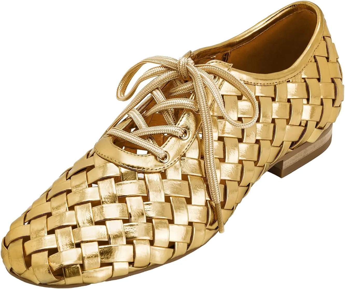JW PEI Women's Kayla Weave Strap Flat Shoes
