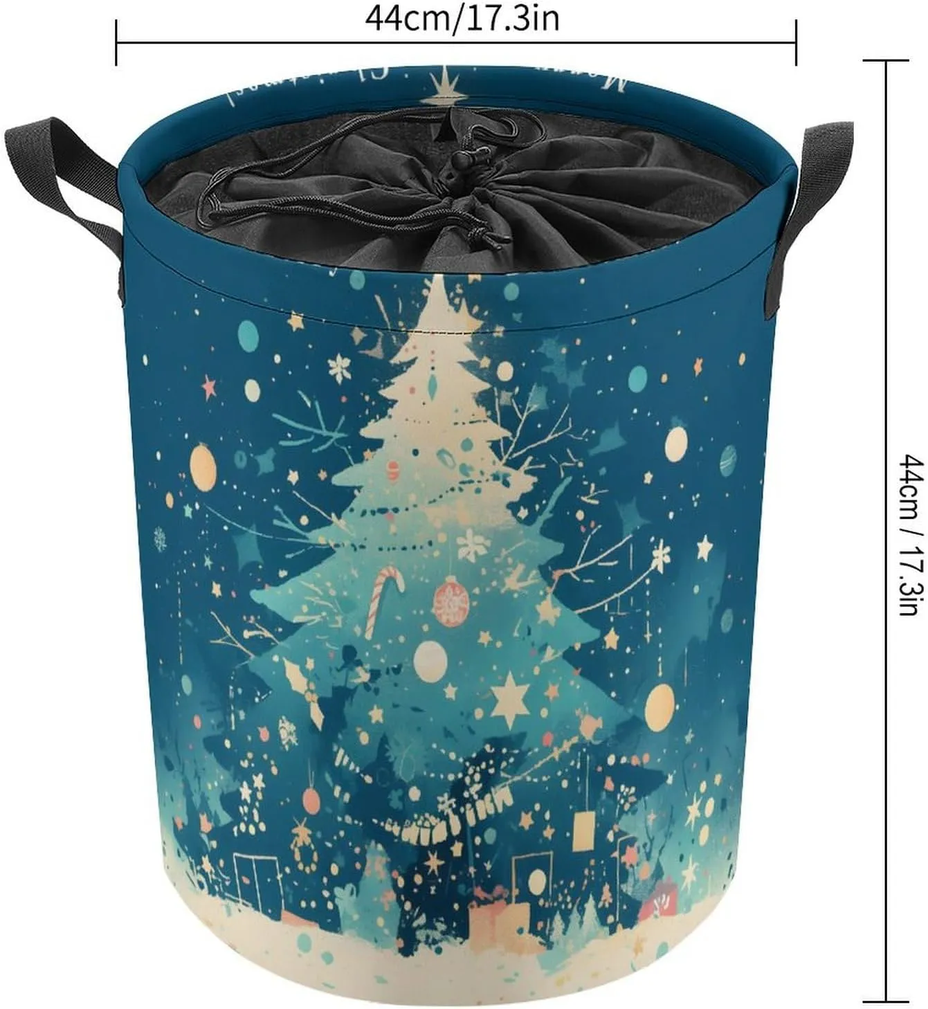 Laundry Hampers, Large Drawstring Laundry Bag, Removable Laundry Bags, Collapsible Storage Bin with Handles for Home Organization, Kids Room, Nursery Evergreen