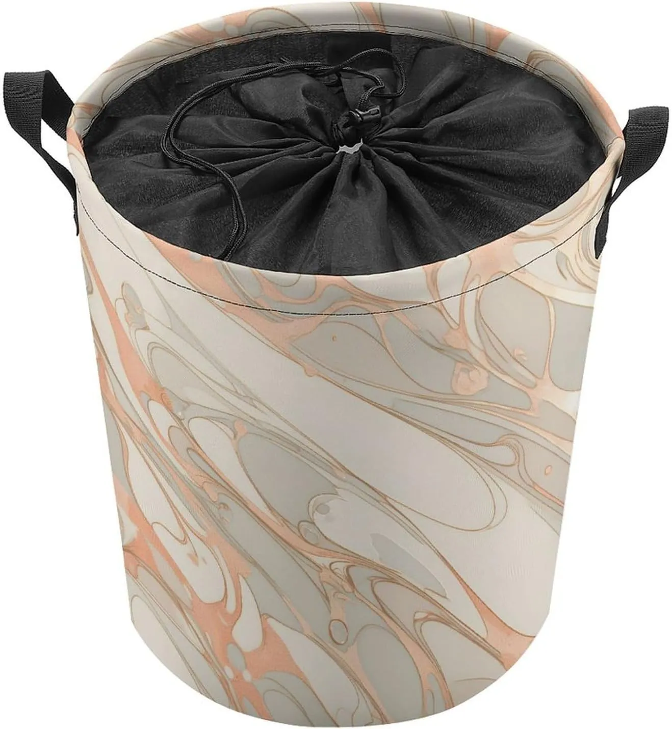Laundry Hampers, Large Drawstring Laundry Bag, Removable Laundry Bags, Collapsible Storage Bin with Handles for Home Organization, Kids Room, Nursery Vertebrate