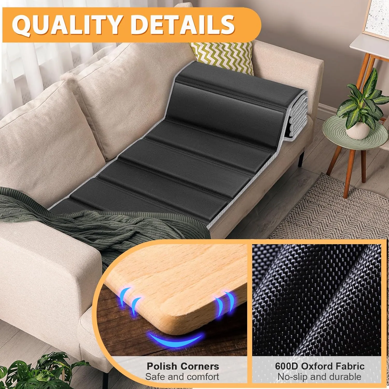 LAVEVE Heavy Duty Couch Cushion Support for Sagging Seat 21.5''x70'', Thicken Solid Wood Sofa Under Cushions Boards, Perfectly Fix and Protect Seat, Extend Life
