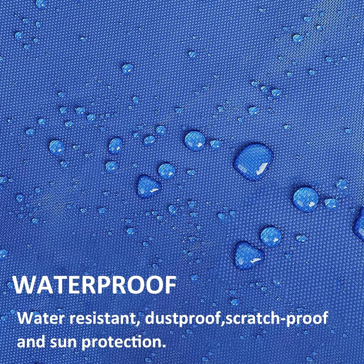 LDIW 420D Trailerable Boat Cover UV Protection Dust-Proof Cover Fit for V-Hull, Tri-Hull, Bass, Fishing Boat, Runabout, Fish & Ski Boat,Blue,20~22FT: 700x254cm