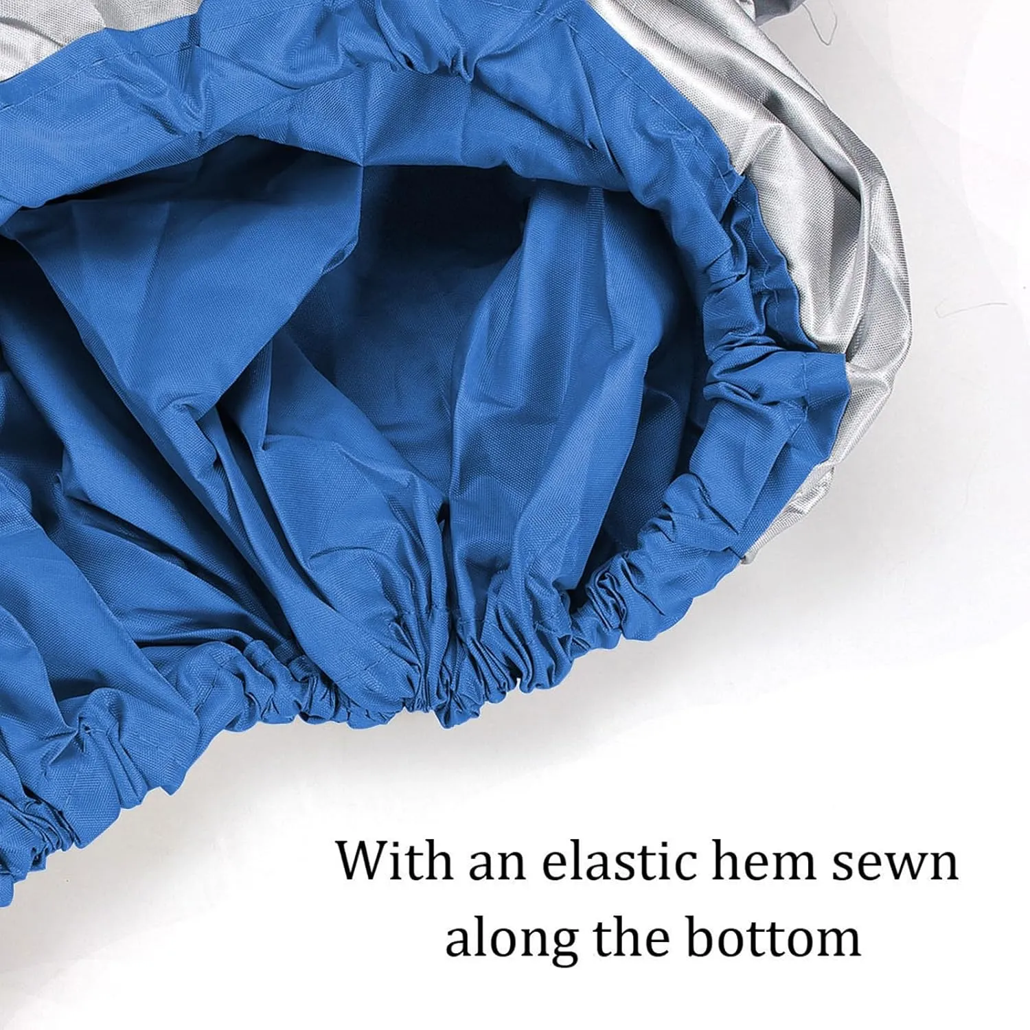 LDIW 420D Trailerable Boat Cover UV Protection Dust-Proof Cover Fit for V-Hull, Tri-Hull, Bass, Fishing Boat, Runabout, Fish & Ski Boat,Blue,20~22FT: 700x254cm