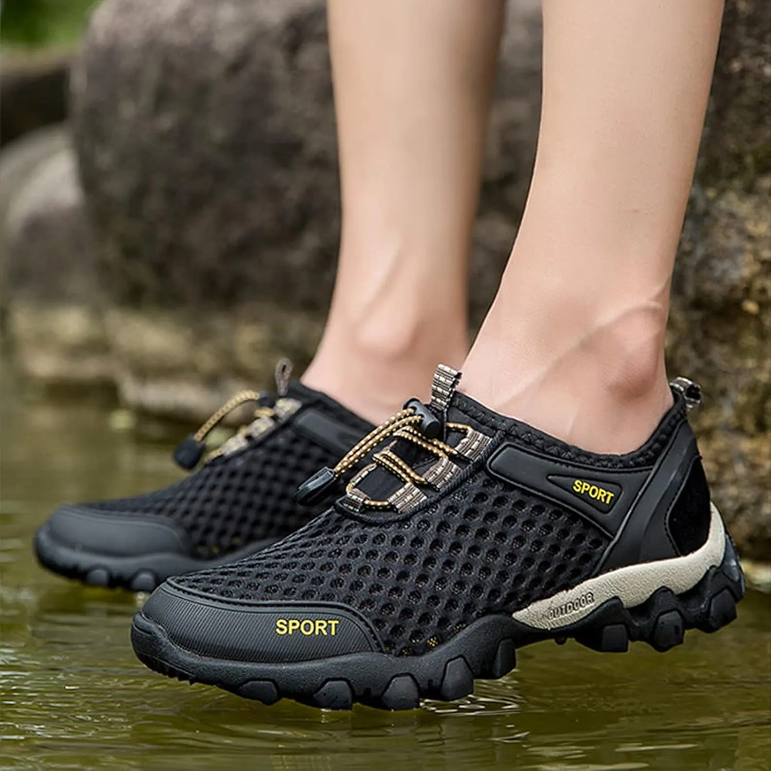 Mens Climbing Shoes Hiking Trekking Low Rise Trail Shoes Outdoor