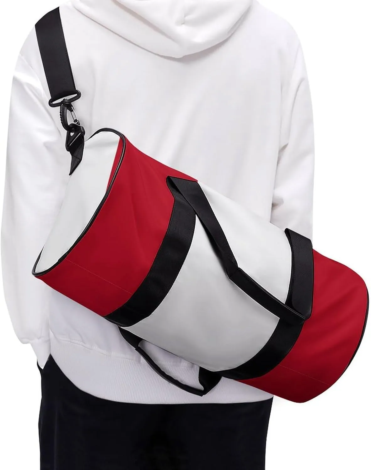 Peru Flag Travel Duffel Bag with Wet Pocket for Boys Girls Gym Weekender Tote