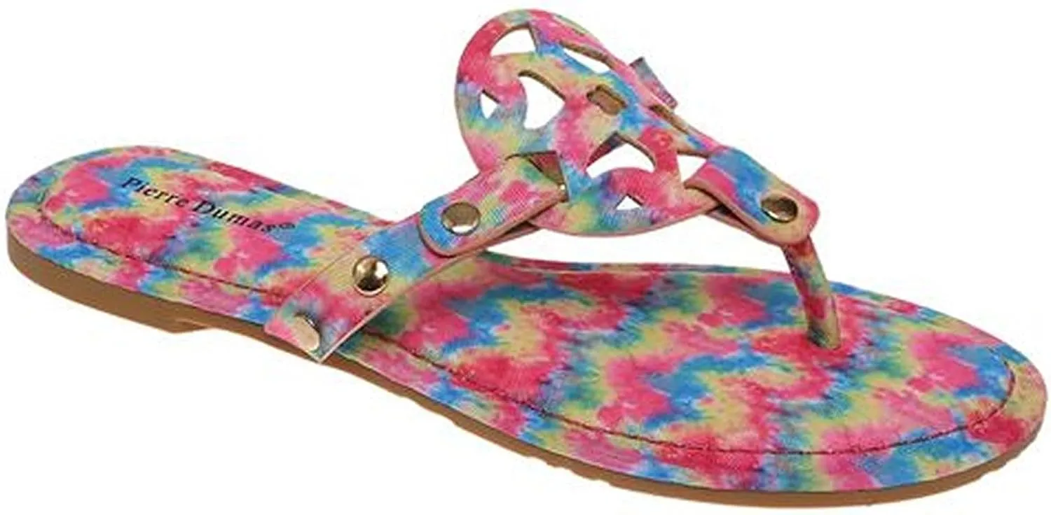 Pierre Dumas Women's Colored Flat Sandals