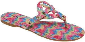 Pierre Dumas Women's Colored Flat Sandals