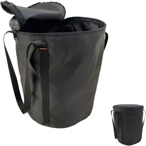 Portable Bag Waterproof (L),for Camping Portable Cutlery Bag, RV Storage, Water Pipe, Accessory, Travel Carrying,Double-Layer Oxford,Black