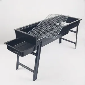 Portable Charcoal Grill, Folding Portable BBQ Tool Kits,Compact Folding Grill for Camping, Hiking, Picnics & Travel for Camping Hiking Picnics, Travel, Garden, Outdoor