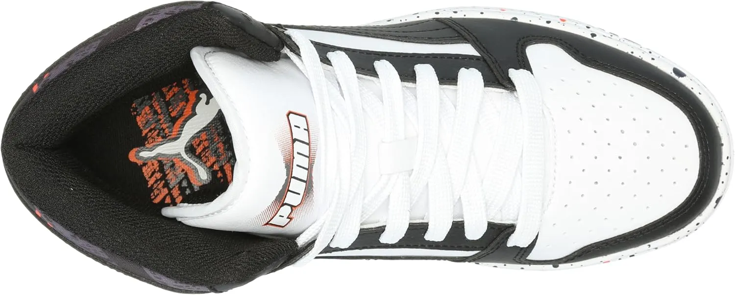 PUMA Kids' Rebound Layup Synthetic Leather Hook and Loop