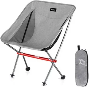 Renovation House Camping Chair Portable Foldable Mini Chair Lightweight Camping Hiking Travel Fishing Stools Breathable Mesh Cushion Folding Chair Heavy Duty Camping Furniture (Color : Black Size : S)