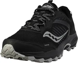 Saucony Men's Excursion TR15 Sneaker, Black/Shadow, 12 Wide