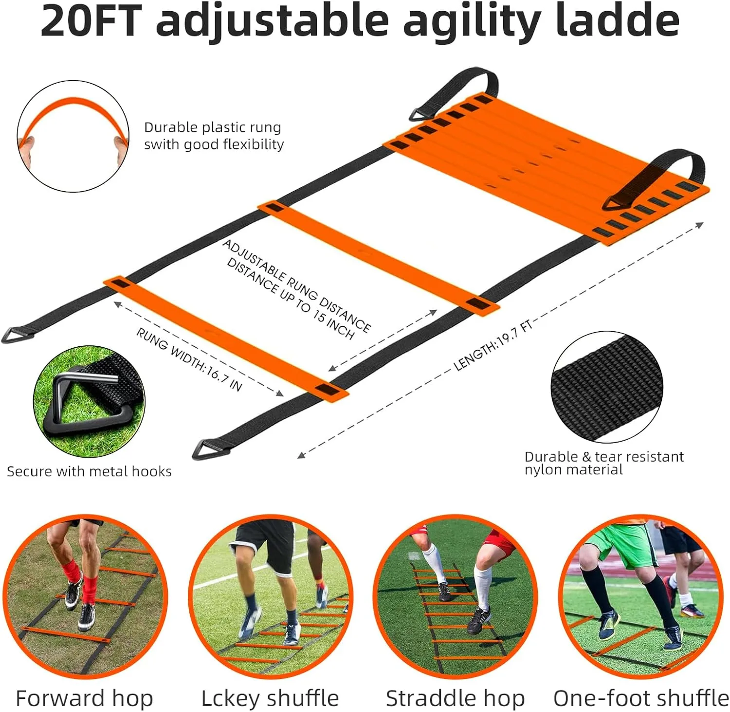 Soccer Goals for Backyard, Soccer Net 2 of 6X4 / 4X3 ft Portable Pop Up Indoor/Outdoor Soccer Goal Set, Soccer Target Practice Agility Speed Training Equipment with Soccer Ball