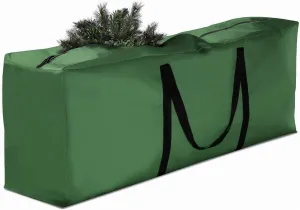 Storage Bag 1 Pack,Cushion Storage Bag Fits Up to 12 ft Tall Artificial Disassembled Trees, Heavy Duty Xmas Tree Bag, Outdoor Cushion Storage Bag with Zippers and Handles 68" L X 30" W X 20"