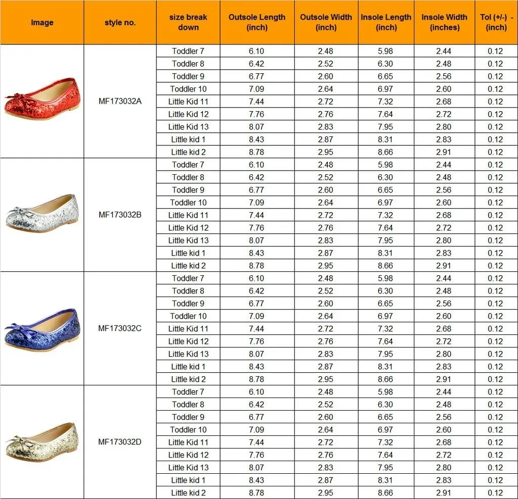 The Doll Maker Glitter Ballet Flat
