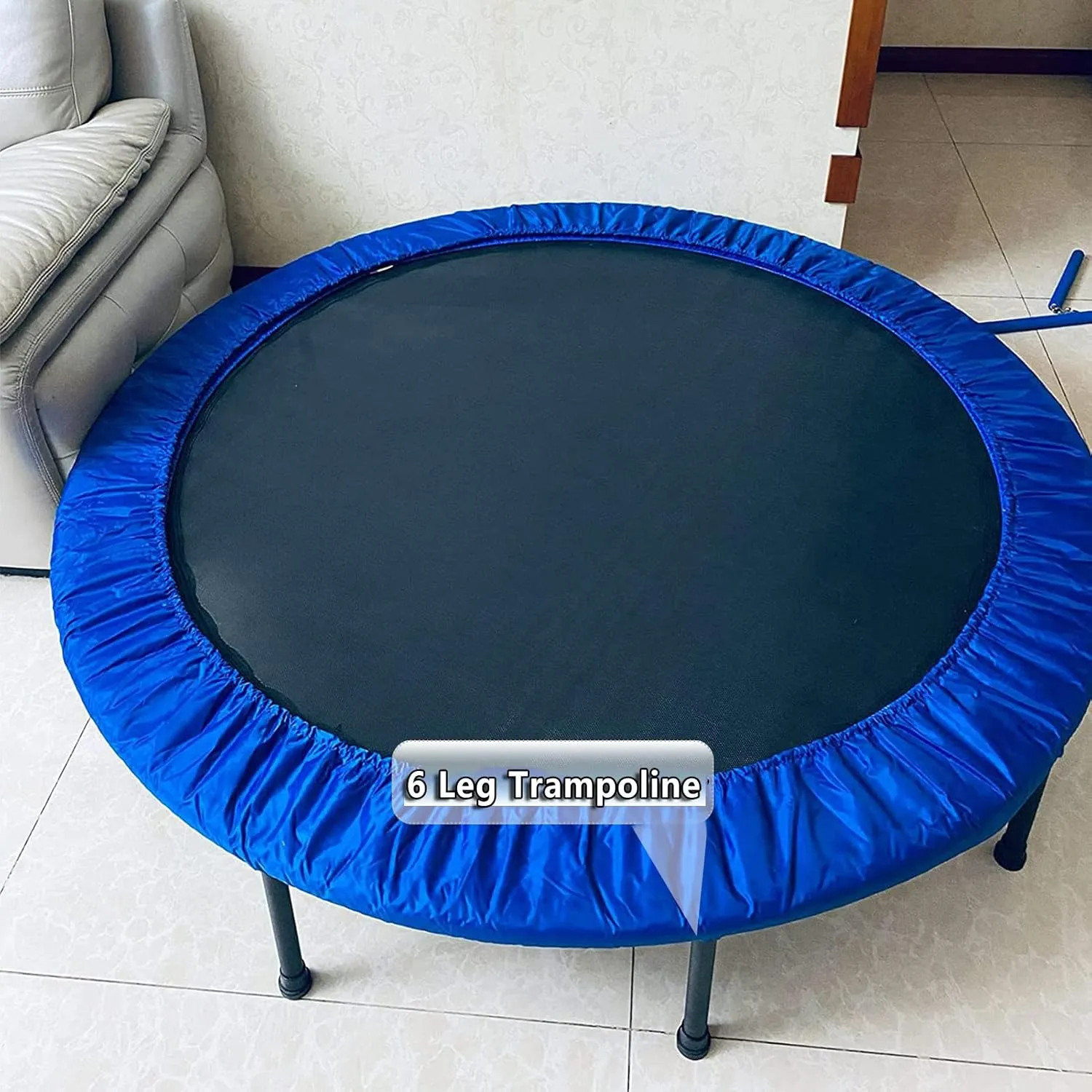 Trampoline Spring Cover 40 Inch Replacement Safety Pad for Mini Trampoline 3 Layer Protect Tear-Resistant Oxford Cloth Easy to Install Replacement for Home, Gym